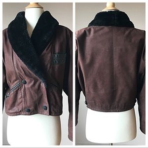 Vintage Genuine Leather Jacket Made in Italy 🇮🇹